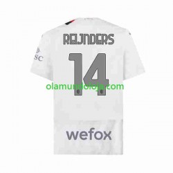 Camisola AC Milan Tijjani Reijnders 14 Homem Equipamento Segundo 2023-2024 Manga Curta